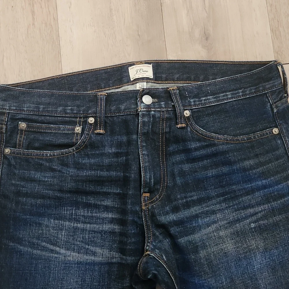 J. Crew Men's Dark Blue Slim Jeans Style 484
